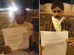 સુરતઃ સૂચના છતાં કામ વગર બહાર નીકળતા લોકોની પોલીસે ભણાવ્યો પાઠ, કેવા પકડાવ્યા પોસ્ટર? જાણો વિગત