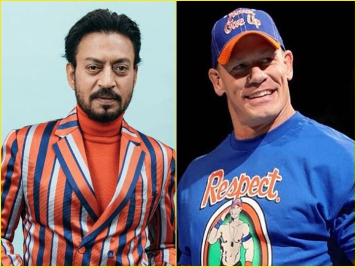 wwe star john cena shares photo of late actors irrfan khan ઇરફાન ખાનને યાદ કરીને ભાવુક થયો WWE સ્ટાર જૉન સીના, શેર કરી એક્ટરની આ તસવીર