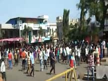 સુરતના હજીરામાં કામદારોએ વતન જવાને લઈને હંગામો કરી પોલીસ પર પથ્થરમારો કર્યો, 4 ટીયર ગેસના સેલ છોડાયા