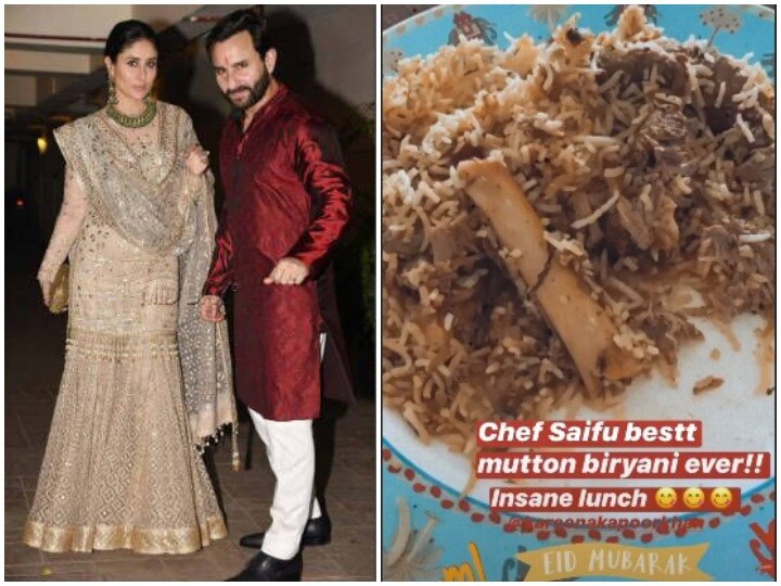 Saif Ali Khan and Kareena Kapoor Celebrating Eid Festival Eid 2020: સૈફ અલી ખાન અને કરીનાએ આ રીતે મનાવ્યો ઈદનો તહેવાર, લોકડાઉનમાં બિરયાનીની માણી મજા