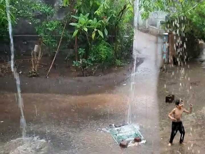 Today, rainfall in Amreli And Bhavnagar district અમરેલી જિલ્લામાં આજે કયાં કયાં પડ્યો વરસાદ? જાણો વિગત