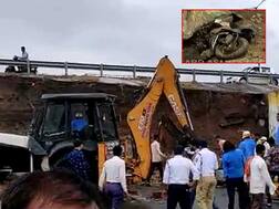 રાજકોટઃ આજી ડેમ ચોકડી પાસે આવેલા બ્રીજની દિવાલ ધરાશાયી, બે લોકોના મોત