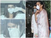 Photos: સુશાંત સિંહ રાજપૂતના અંતિમ દર્શન કરવા પહોંચી શ્રદ્ધા કપૂર અને કૃતિ સેનન