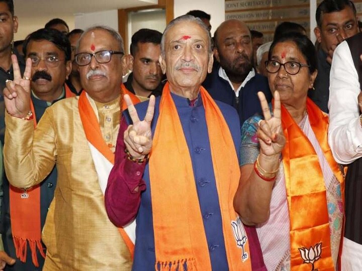 Gujarat Rajya Sabha elections: BJP wins 3 seats and Congress wins 1 seat Shaktisinh gohil ગુજરાત રાજ્યસભા ચૂંટણી: ભાજપના ત્રણેય ઉમેદવારો અને કૉંગ્રેસના એક ઉમેદવારની થઈ જીત, જાણો વિગત