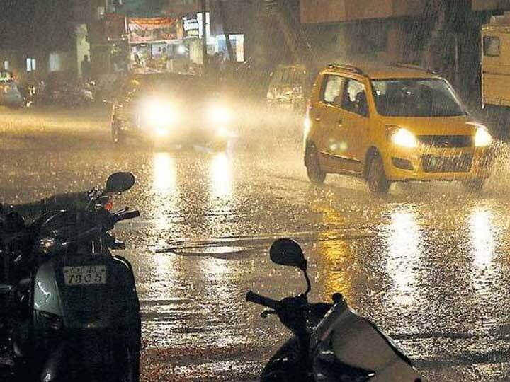 Heavy Rainfall in Saurashtra at last night મોડી રાતે સૌરાષ્ટ્રના કયા જિલ્લામાં ધોધમાર વરસાદ ખાબક્યો? આ વિસ્તારમાં 3.5 ઈંચ વરસાદ નોંધાયો? જાણો