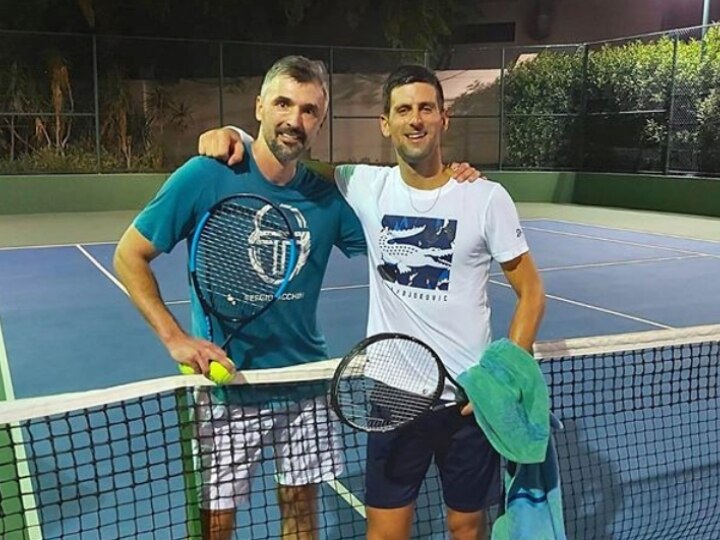 novak djokovic coach goran ivanisevic covid 19 positive વર્લ્ડ નંબર વન ટેનિસ ખેલાડી નોવાક જોકોવિચના કોચ પણ કોરોના પોઝીટીવ