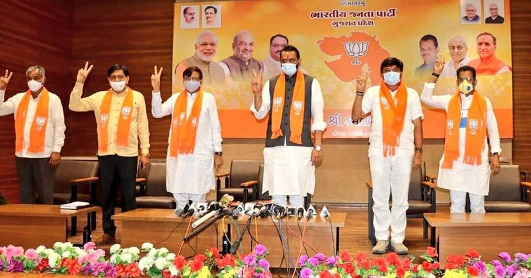 Gujarat 5 Leaders Join to BJP ભાજપમાં જોડાયા બાદ કયા બે નેતાઓએ ભાંગરો વાટ્યો? આ બન્ને નેતાઓ જાહેરમાં શું બોલ્યા? જાણો
