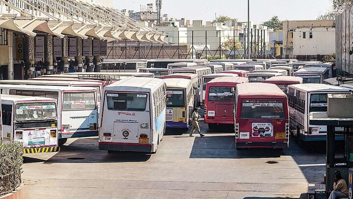 More seven days ban for ST and Private buses in Surat due to hike covid-19 cases  ગુજરાતના કયા મોટા શહેરમાં કોરોનાના કેસો વધતા ખાનગી-સરકારી બસો કરાઇ બંધ? ક્યાં સુધી રહેશે બંધ?