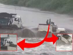 રાજકોટમાં ધસમસતા પાણીના પ્રવાહમાં બોલેરો તણાઈ, આ ઘટનાના જે દ્રશ્યો સામે આવ્યા તે જોઈ તમે પણ ડરી જશો
