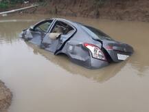 અમદાવાદ-રાજકોટ હાઈવે પર કાર ખાબકી પાણી ભરેલા ખાડામાં, એકનું મોત