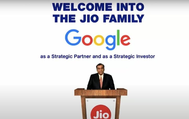 RIL Chairman Mukesh Ambani Said Jio Google partnership is determined to make India 2G free Jio અને Googleની પાર્ટનરશિપને લઈ મુકેશ અંબાણીએ શું કર્યો મોટો ખુલાસો ? જાણો વિગત