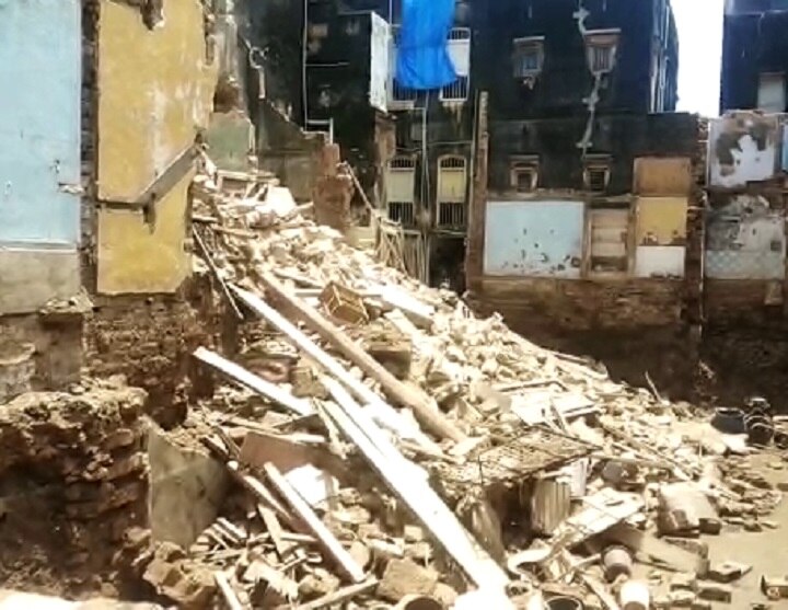 Three storied home collapse in Porbandar પોરબંદરઃ માણેક ચોકમાં 3 માળનું મકાન થયું ધરાશાયી, કેવી રીતે બની આખી ઘટના? જાણો વિગત