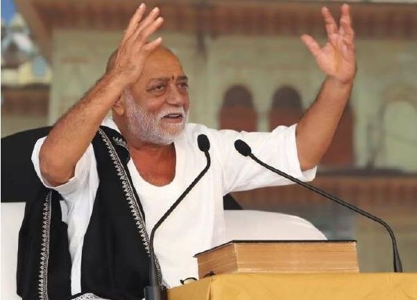 morari bapu declare donate 5.05 core to ram temple in ayodhya રામ મંદિર માટે મોરારી બાપૂની 5.05 કરોડની જાહેરાત, બાપૂ તો ખાલી 5 લાખ જ આપશે....