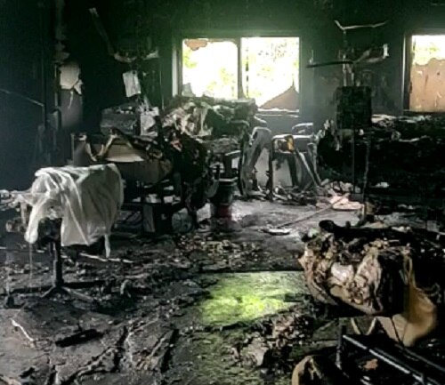 Inside photos of Ahmedabad covid hospital after fire break out  અમદાવાદમાં 8નો ભોગ લેનારી કોરોના કેર સેન્ટરની આગની અંદરની તસવીરો જોઈને લાગશે આઘાત