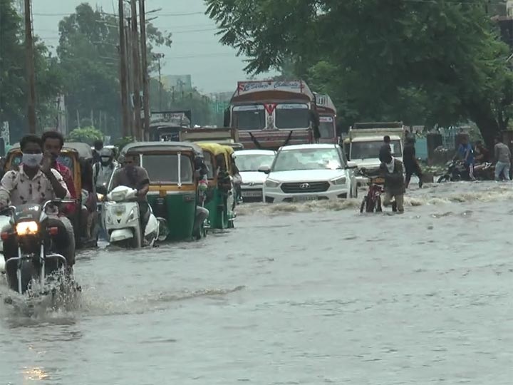 5 Inch heavy rainfall in Satlasana at Mehsana આજે સવારે ઉત્તર ગુજરાતના કયા તાલુકામાં બે કલાકમાં પાંચ ઈંચ વરસાદ તુટી પડ્યો? જાણો વિગત