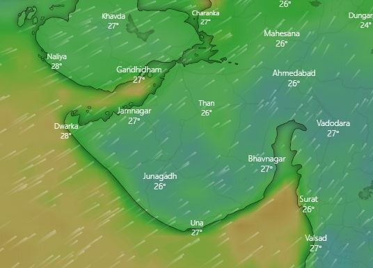 Heavy Rain forcast for upcoming 24 hours in gujarat બંગાળની ખાડીમાં વધુ એક લૉ પ્રેશર સક્રીય, રાજ્ય માટે આગામી 24 કલાક ભારે