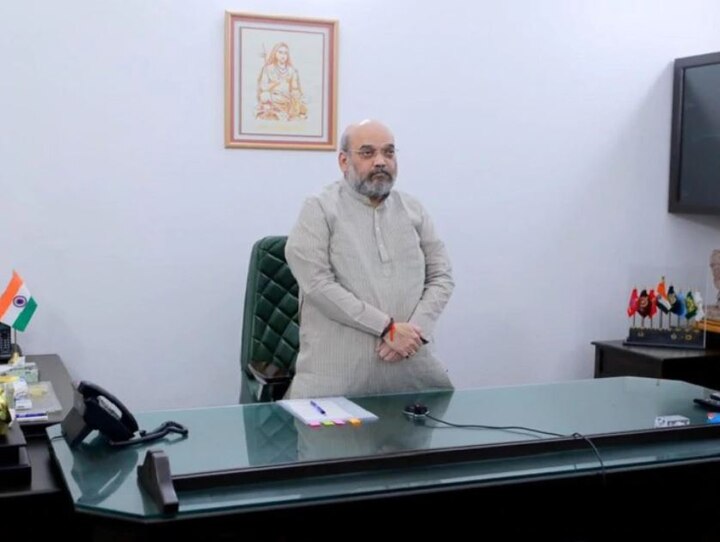 Home Minister Amit Shah Joined the Union Cabinet meeting via video conferencing સ્વસ્થ થયા બાદ કેબિનેટ બેઠકમાં સામેલ થયા અમિત શાહ, શેર કરી આ તસવીર