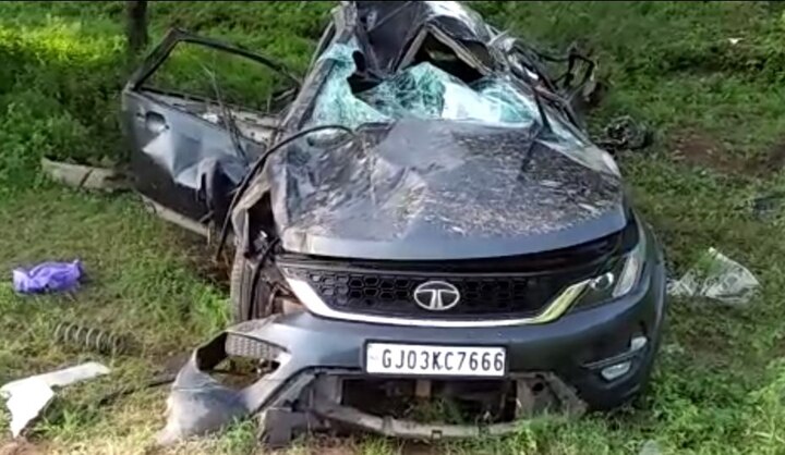 Three death and two injured in car overturn near Dhrol on Jamnagar Rajkot highway જામનગર: ધ્રોલના જાયવા પાસે કાર પલ્ટી જતાં એક જ પરિવારના ત્રણનાં મોત, 2 ની હાલત ગંભીર