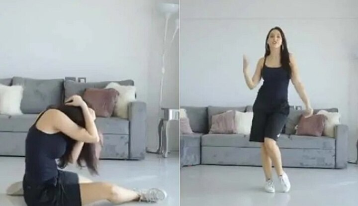 nora fatehi dancing at home actress mother throw slipper on her video viral આઈટમ ગર્લ નોરા ફતેહીને કોણે છૂટું ચપ્પલ માર્યું, વીડિયો થયો વાયરલ