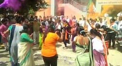 સાંસદ ભારતીબેન શિયાળને રાષ્ટ્રીય ઉપાધ્યક્ષ બનાવતા ભાજપે કરી ઉજવણી, મહિલા કાર્યકરોએ લીધા ગરબા