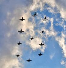 વાયુસેના દિવસના અવસર પર IAF એ કર્યું શક્તિ પ્રદર્શન, જુઓ શાનદાર તસ્વીરો