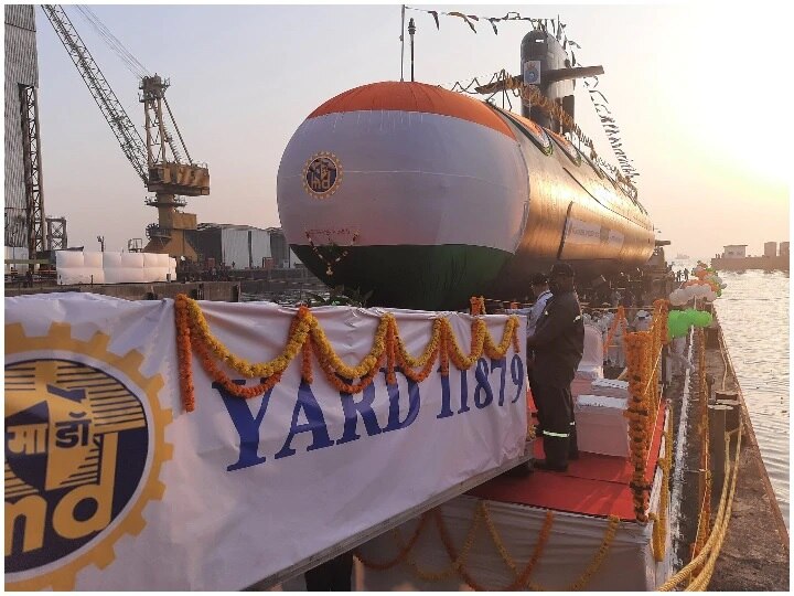 Indian Navy s 5th Scorpene Submarine INS Vagir Launched સ્કોર્પીન શ્રેણીની પાંચમી ન્યૂક્લીયર સબમરીન ‘Vagir’ લોન્ચ, જલ્દી જ નૌસેનામાં થશે સામેલ