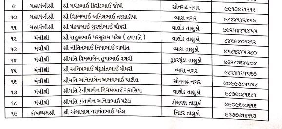 તાપી જિલ્લા ભાજપ સંગઠનનું નવુ માળખુ જાહેર, જાણો કોને મહામંત્રી, કોને ઉપપ્રમુખ બનાવાયા ?