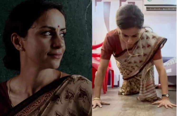 Actress gul panag sari push ups viral video અભિનેત્રી ગુલ પનાગે સાડીમાં કર્યા પુશ અપ્સ, સોશિયલ મીડિયામાં વીડિયો વાયરલ