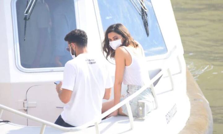 દીપિકા અને સિદ્ધાંત પોતાની આગામી ફિલ્મને લઈ શૂટિંગ કરી રહ્યા છે. (Photo Credit: Manav Manglani)