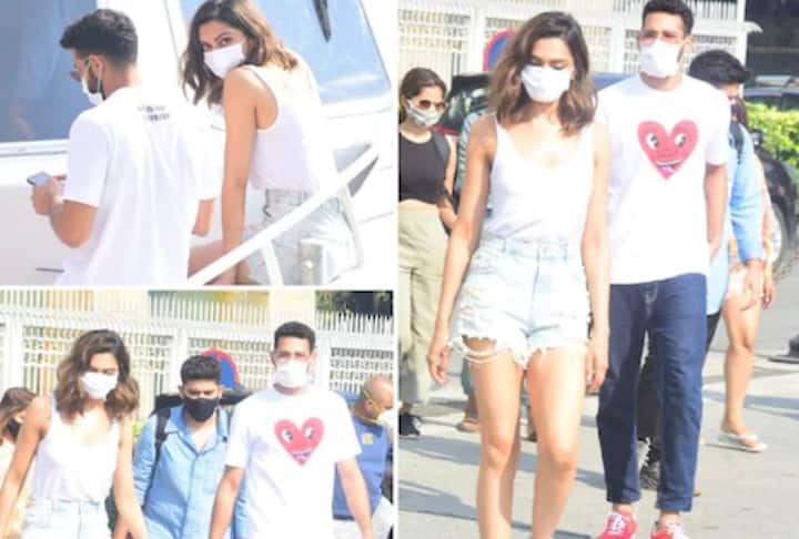 મુંબઈ: બોલીવૂડ અભિનેત્રી દીપિકા પાદૂકોણ હાલમાં જ મુંબઈમાં ગેટવે ઓફ ઈન્ડિયા પર જોવા મળી હતી. આ દરમિયાન એક્ટ્રેસ સાથે અભિનેતા સિદ્ધાંત ચતુર્વેદી પણ જોવા મળ્યો હતો. (Photo Credit: Manav Manglani)