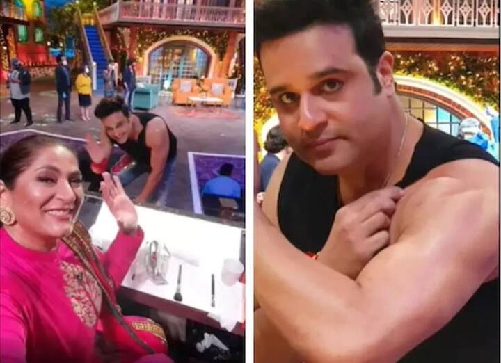 કૃષ્ણા અભિષેક : ધ કિપલ શર્મા શોમાં પોતાની કોમેડિની બધાને હસાવનાર કૃષ્ણાએ 7 કિલો આસપાસ વજન ઘટાડ્યું છે. મીડિયો રિપોર્ટ અનુસાર કૃષ્ણાને તેની પત્ની કાશ્મીરાએ આવું કરવા માટે મોટીવેટ કર્યો હતો. (Pic Credit: social media)