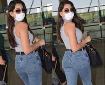 In Pics: બોલ્ડ અંદાજમાં જોવા મળી નોરા ફતેહી, જુઓ 'ડાન્સિંગ ક્વિન'નો એરપોર્ટ લૂક