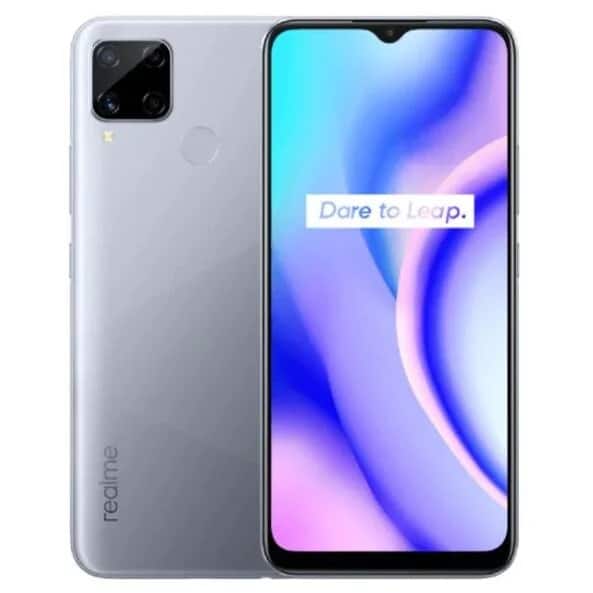 5- Realme C12- રિયલમીના આ ફોનની કિંમત 8,999 રૂપિયા છે. ફોનના બેકમાં ત્રિપલ રિયર કેમેરા સેટઅપ છે. આનુ પ્રાઇમરી સેન્સર 13MPનુ છે, જ્યારે આ ઉપરાંત આમાં બે 2MPના સેન્સર આપવામાં આવ્યા છે. સેલ્ફી માટે આમાં 5MP નો કેમેરા મળે છે. (ફાઇલ તસવીર)