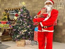 હાર્દિક પંડ્યા બન્યો સાન્તા, પુત્ર સાથે સેલિબ્રેટ કરી ક્રિસમસ, જુઓ તસવીરો