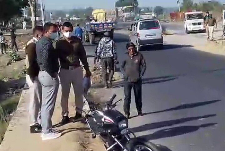 Ahmedabad police man and his wife died in Accident on Himatnagar highway  પત્ની સાથે બાઇક પર અમદાવાદ આવી રહેલા પોલીસને હિંમતનગર પાસે નડ્યો અકસ્માત, દંપતીના મોતથી અરેરાટી