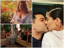 અનિલ કપૂરની દીકરીઓએ સેલિબ્રેટ કર્યુ ન્યૂ ઇયર, સોનમે પતિને લીપ-લૉક કર્યુ તો રિયા આપ્યો બૉલ્ડ પૉઝ, જુઓ તસવીરો