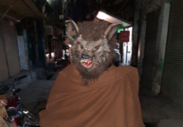 Pakistan: Man arrested for wearing wolf mask on new year eve check details આ વ્યક્તિને નવા વર્ષ પર વૂલ્ફ માસ્ક પહેરીને સેલિબ્રેટ કરવાનું પડ્યું ભારે, જાણો વિગતે