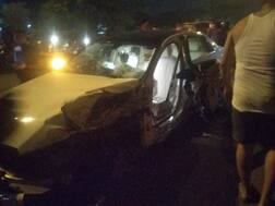 સુરતમાં હિટ એન્ડ રનઃ મર્સિડીઝે અનેક વાહનોને અડફેટે લીધા, 1નું મોત