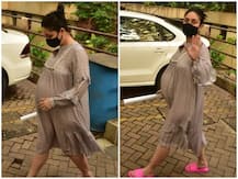 ઘરની બહાર કરિના કપૂરે ફ્લૉન્ટ કર્યો બેબી બેમ્પ, ફેન્સ બોલ્યા- જુડવા છે શું? જુઓ તસવીરો.....