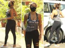 મુંબઈના રસ્તાઓ પર સ્કિનફિટ યોગા આઉટફિટ્સમાં સ્પોટ થઈ મલાઈકા, ફીગર જોતા રહી ગયા લોકો