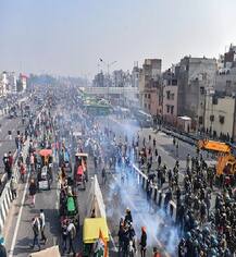 ગણતંત્ર દિવસ પર ખેડૂતોની ટ્રેક્ટર રેલી, પોલીસ અને ખેડૂતો વચ્ચે જબરદસ્ત ઘર્ષણ, જુઓ તસવીરો