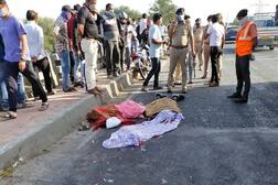 વડોદારા બાયપાસ પાસે ટેન્કર અને બાઇક વચ્ચે અકસ્માતમાં દંપતી સહિત બાળકનું મોત, બાઇક પર સવાર લોકોની સંખ્યા જાણી ચોંકી જશો