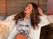 મલાઇકા અરોડાએ વ્હાઇટ ઓવરસાઇઝ શર્ટ પહેરીને કરાવ્યુ બૉલ્ડ ફોટોશૂટ, તસવીરો વાયરલ