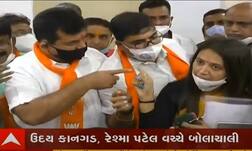 Rajkot : ભાજપના નેતાએ ચપટી વગાડીને રેશ્મા પટેલને કહ્યું, 'એય, તું હાલતી થા.....', પછી શું થયું?