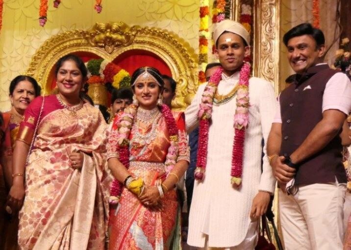 Congress leader DK Shivakumar daughter married with grandson of BJP leader SM Krishna  કોંગ્રેસના અબજોપતિ દિગ્ગજ નેતાની દીકરીનાં ભૂતપૂર્વ મુખ્યમંત્રી એવા ભાજપના નેતાનાં દોહિત્ર સાથે લગ્ન, જાણો બંને પરિવાર વિશે
