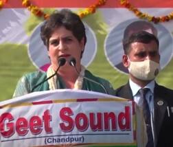 ખેડૂત સભા: PM મોદી દેશભક્ત અને દેશદ્વોહીનો તફાવત ન સમજી શકયા: પ્રિયંકા ગાંઘી