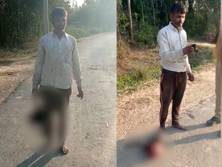 a man beheaded her daughter police arrested him while he was walking towards the police station 18 વર્ષની યુવતી પિતરાઈ ભાઈ સાથે માણી રહી હતી શરીર સુખ ને પિતા જોઈ ગયા, પુત્રીનું માથું વાઢીને પહોંચ્યો પોલીસ સ્ટેશન.......