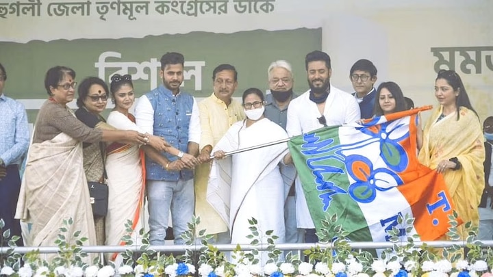 bengal elections tmc candidate list manoj tiwary crickter actress name in list મમતા બેનરજીએ બંગાળમાં ભારતીય ટીમના ક્રિકેટર સહિત કઈ સેલિબ્રિટીને આપી ટિકિટ ?