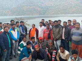 उमा भारती की गंगा पैदल यात्रा जारी, कहा- पूरा किया 120 किलोमीटर का सफर उमा भारती की गंगा पैदल यात्रा जारी, कहा- पूरा किया 120 किलोमीटर का सफर