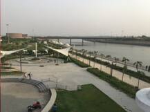 गोमती रिवर फ्रंट अंधेरे में डूबा, पांच करोड़ का बिजली बिल बकाया होने पर विभाग ने कनेक्शन काटा